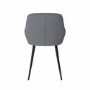 Set of 2 Grey Fabric Tub Dining Chairs - Logan