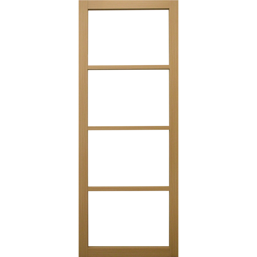 Internal Oak Laminate Glazed Crittal Door with Clear Glass - Pre-Finished - 1981 x 762 x 35mm - Brent - XL Joinery