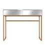 Mirrored Dressing Table with 2 Drawers - Lola