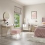 Mirrored Dressing Table with 2 Drawers - Lola