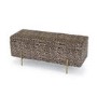 LPD Leopard Print Ottoman Bench - Lola