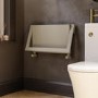 Beige Horizontal Panel Radiator with Towel Bar 320 x 600mm - Lomas