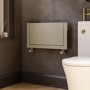Beige Horizontal Panel Radiator with Towel Bar 320 x 600mm - Lomas