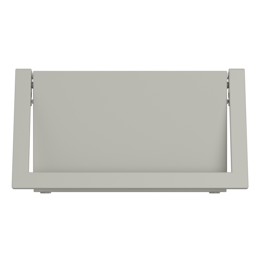 Beige Horizontal Panel Radiator with Towel Bar 320 x 600mm - Lomas