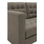 London Grey Fabric 2 Seater Sofa