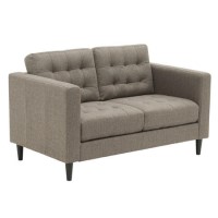 London 2 Seater Fabric Sofa in Oatmeal