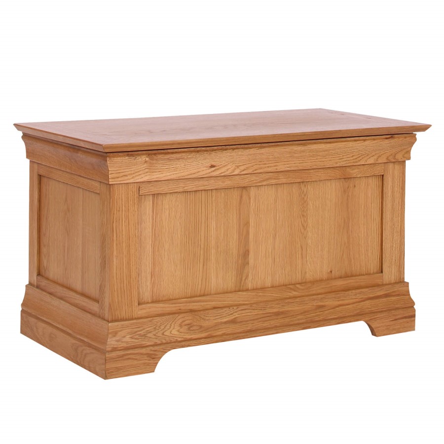 Loire Oak Farmhouse Blanket Box