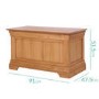 Loire Oak Farmhouse Blanket Box