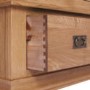 Loire Oak Farmhouse 2 Door 1 Drawer Wardrobe