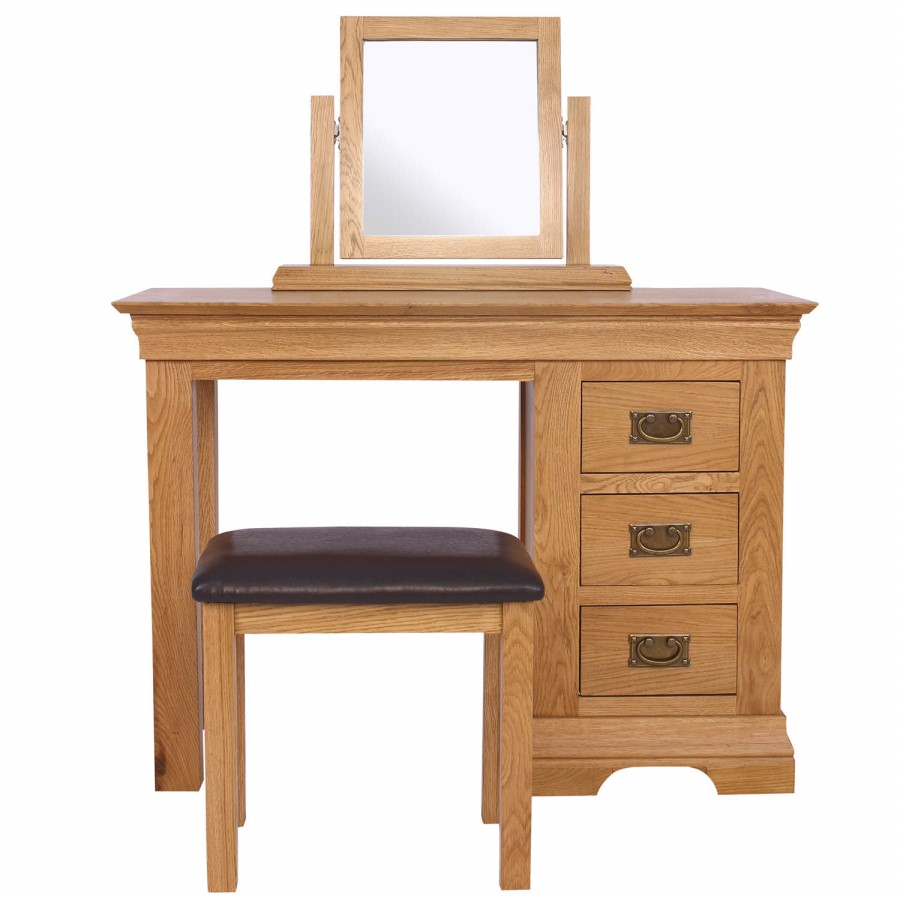 Loire Oak Farmhouse Dressing Table Set