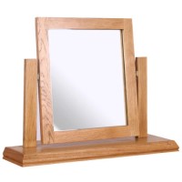 GRADE A1 - Loire Oak Farmhouse Dressing Table Mirror