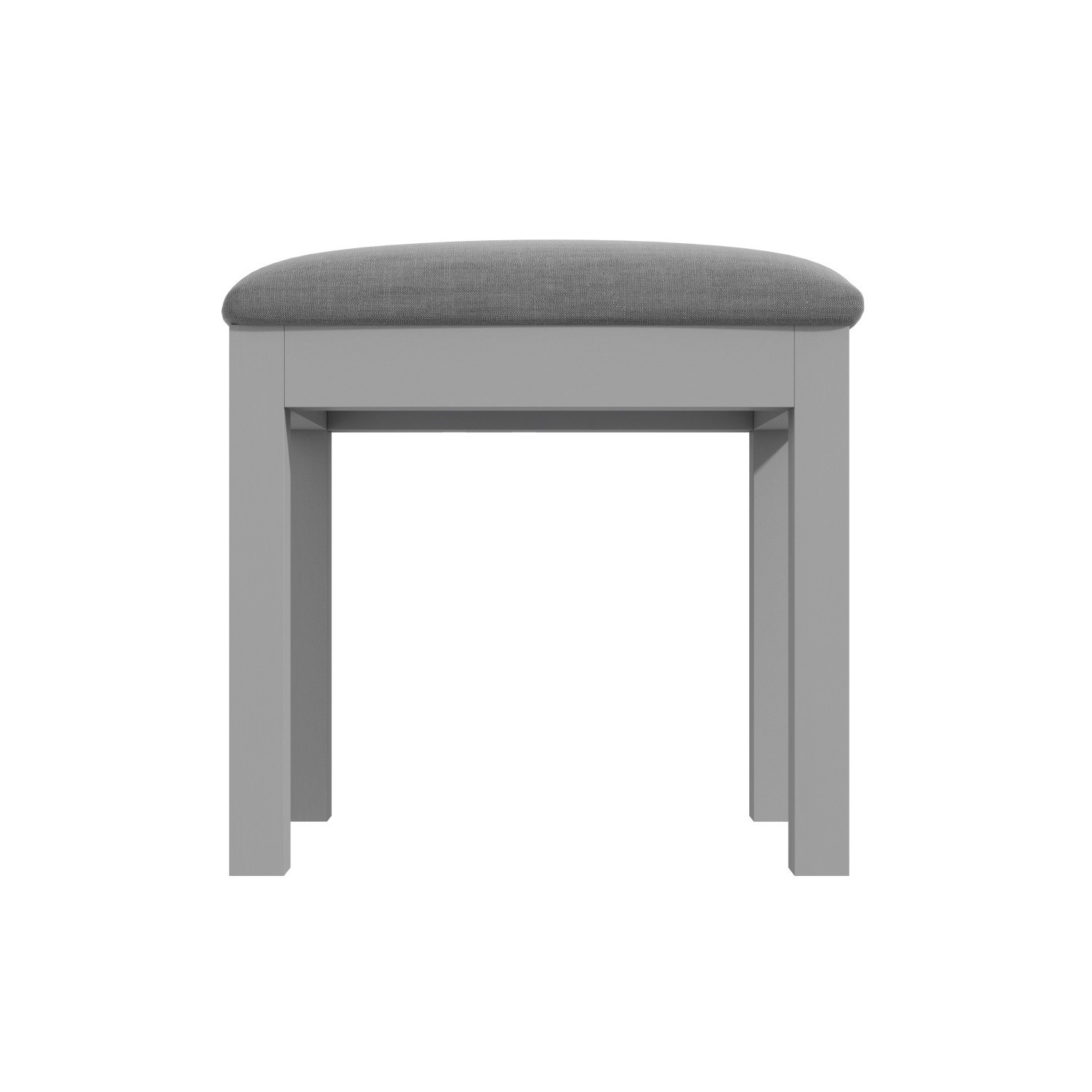grey dressing table bench Pemberly Row Upholstered Wood Vanity Stool Metallic and Glossy White
