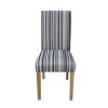 LPD Limited Pair of Blue Stripe Lorenzo Chairs