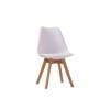 Set of 2 White Dining Chairs - Louvre
