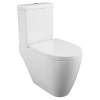 GRADE A1 - Curve Close Coupled Toilet with Soft Close Seat