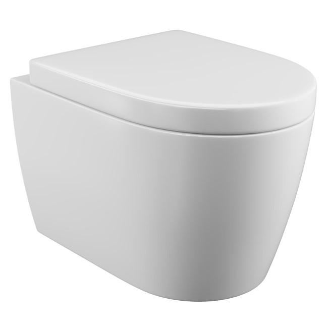 Curve Wall Hung Toilet with Soft Close Seat