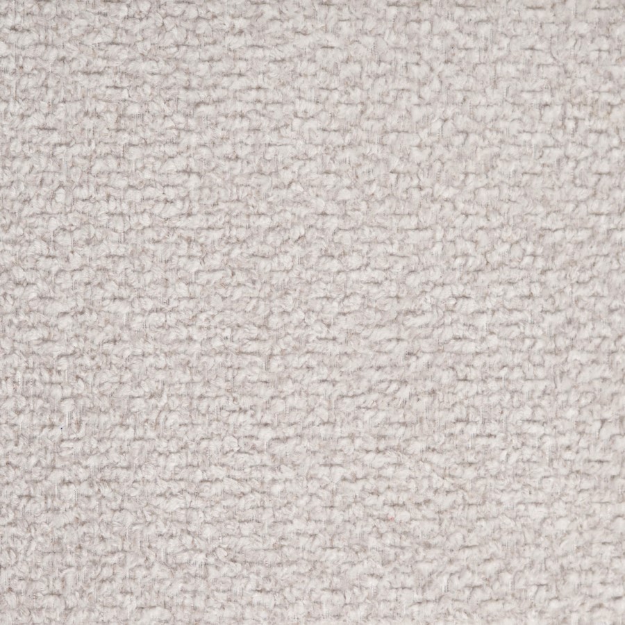 Cream Fabric Double Ottoman Bed with Winged Headboard - Loxley