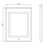 Hale LED Mirror With De-Mister Pad