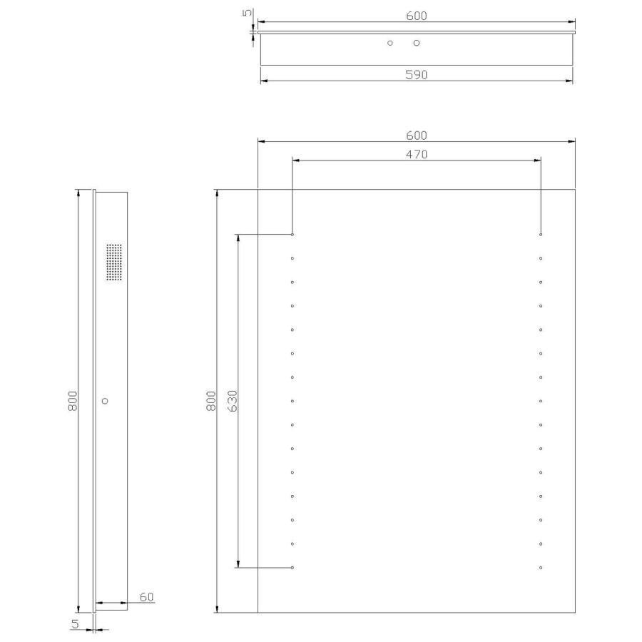 Iskar LED Mirror With Bluetooth & Stereo Speakers
