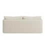 Cream Linen-Look 3 Seater Sofa - Lorelai