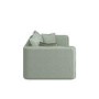 Sage Green Linen-Look 3 Seater Sofa - Lorelai