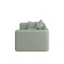 Sage Green Linen-Look 3 Seater Sofa - Lorelai