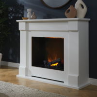 Suncrest White Freestanding Electric Fireplace Suite - Optimist Lucera Suncrest White Freestanding Electric Fireplace Suite - Optimist Lucera