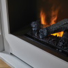 Suncrest White Freestanding Electric Fireplace Suite - Optimist Lucera
