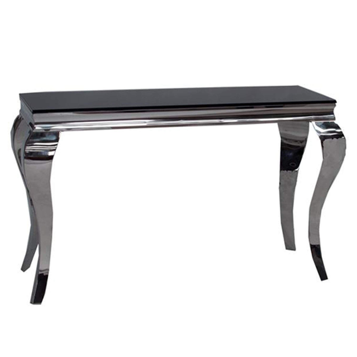 Black Mirror Console Table