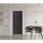 Internal Grey Laminate Door - Pre-Finished - 2040 x 726 x 40mm - Forli - XL Joinery