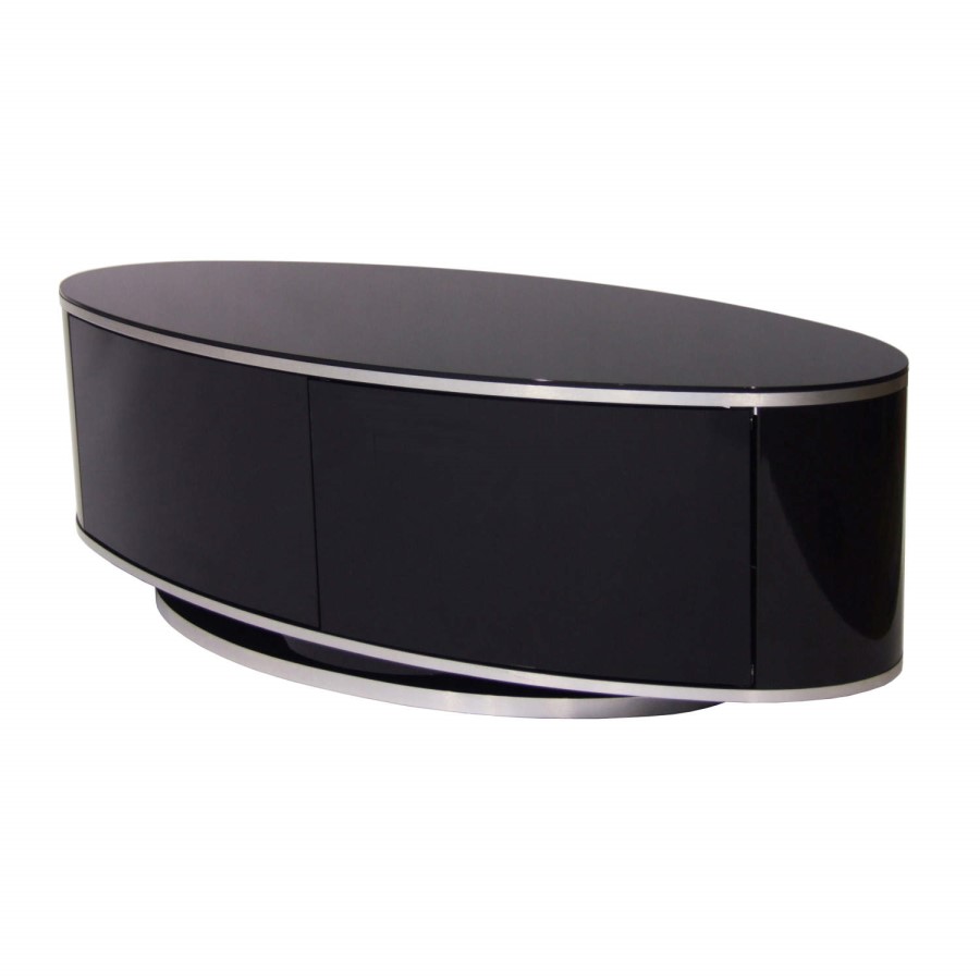 MDA Designs Luna Black TV Cabinet up to 50 inch