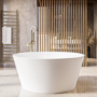 Round Freestanding Double Ended Bath 1350 x 1350mm - Lupin