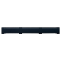 LWC600MB Black 600mm Linear Waste Cover - Lagoon