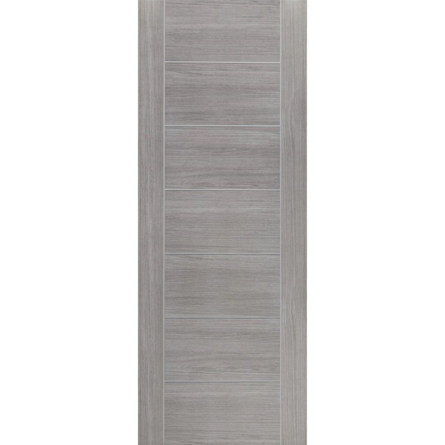 Internal Laminate White Grey Palermo - Pre-Finished, 2040 x 726 x 40 mm
