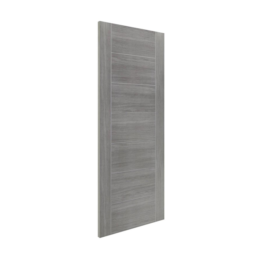 Internal Laminate White Grey Palermo - Pre-Finished, 2040 x 726 x 40 mm