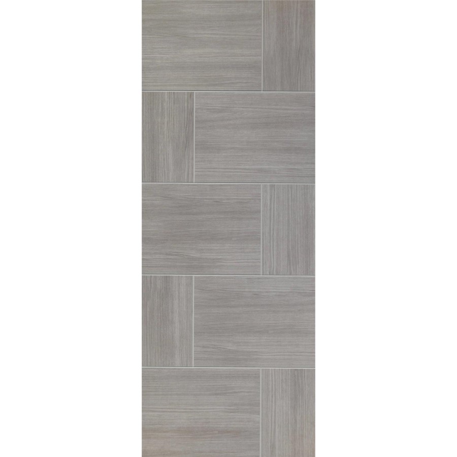 Internal Laminate White Grey Ravenna - Pre-Finished, 2040 x 726 x 40 mm