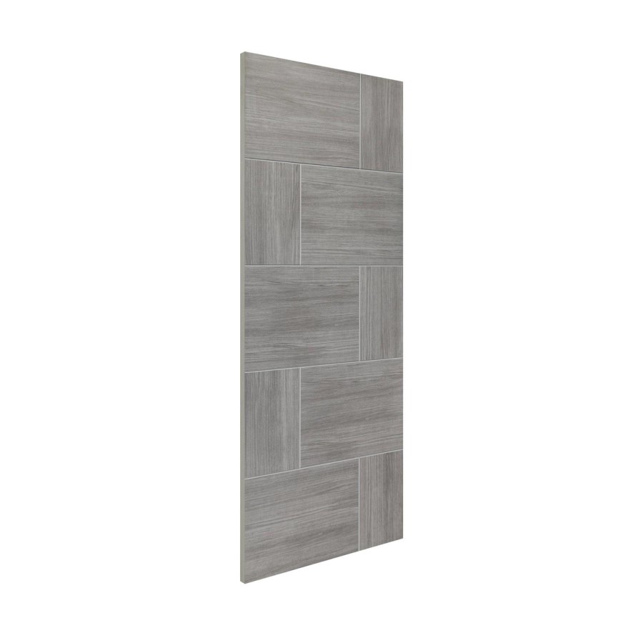 Internal Laminate White Grey Ravenna - Pre-Finished, 2040 x 726 x 40 mm