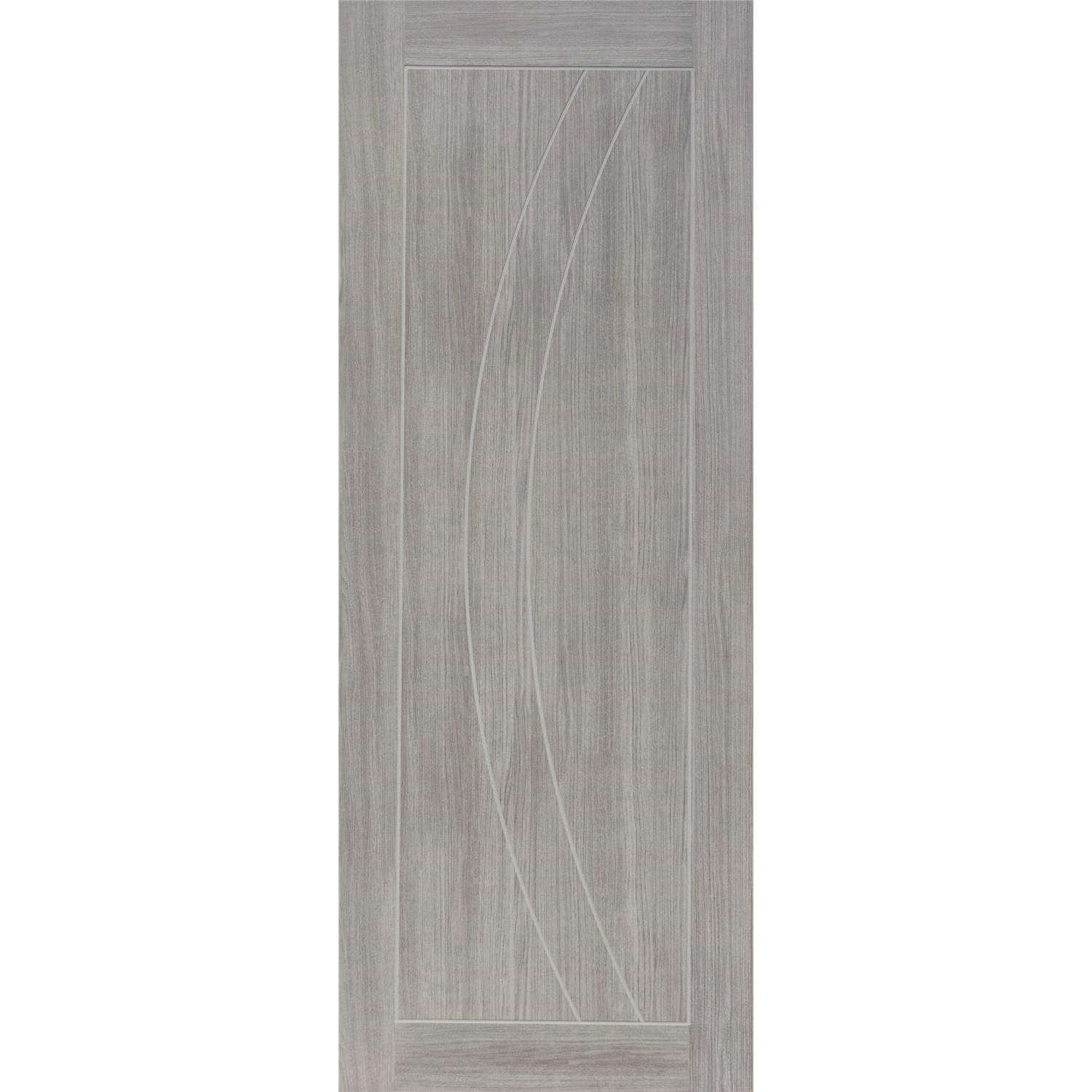 Xl Joinery Grey Internal Woodgrain Laminate Door - Prefinished - 1981 X 610 X 35Mm - Salerno