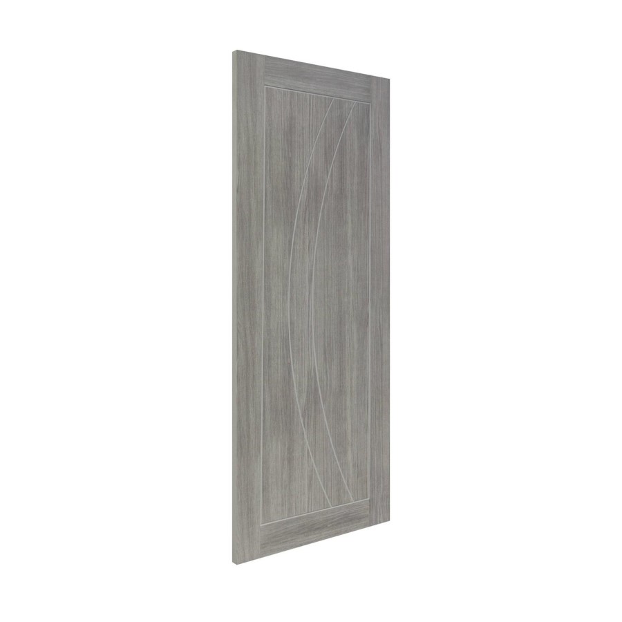 Internal Laminate White Grey Salerno - Pre-Finished, 2040 x 726 x 40 mm
