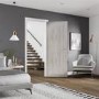 Internal Laminate White Grey Salerno - Pre-Finished, 2040 x 826 x 40 mm