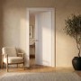Internal White Laminate Door - Pre-Finished - 1981 x 762 x 35mm - Stria - XL Joinery