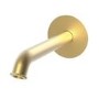 Brushed Brass 2 Outlet Wall Mounted Mixer Shower Set With Bath Filler Spout - Lyla