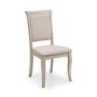 French Dining Set with 6 Chairs in Pale Oak & Linen - Lyon Julain Bowen