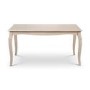 French Dining Set with 6 Chairs in Pale Oak & Linen - Lyon Julain Bowen