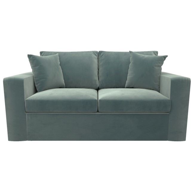 ONLY OPENED - Mint Green 2 Seater Sofa Bed - Layton