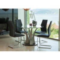 Wilkinson Furniture Liberty Round Glass Dining Table