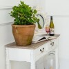 New Hampshire Distressed White 2 Drawer Console Table