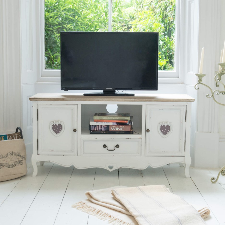Vermont Shabby Chic TV and Media Cabinet | Furniture123