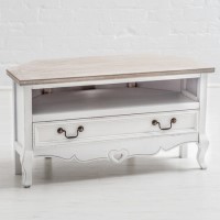 Vermont Shabby Chic Corner TV Cabinet