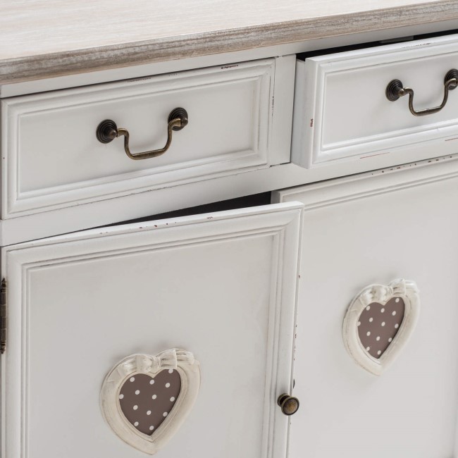 Vermont Shabby Chic 2 Drawer 2 Door Sideboard